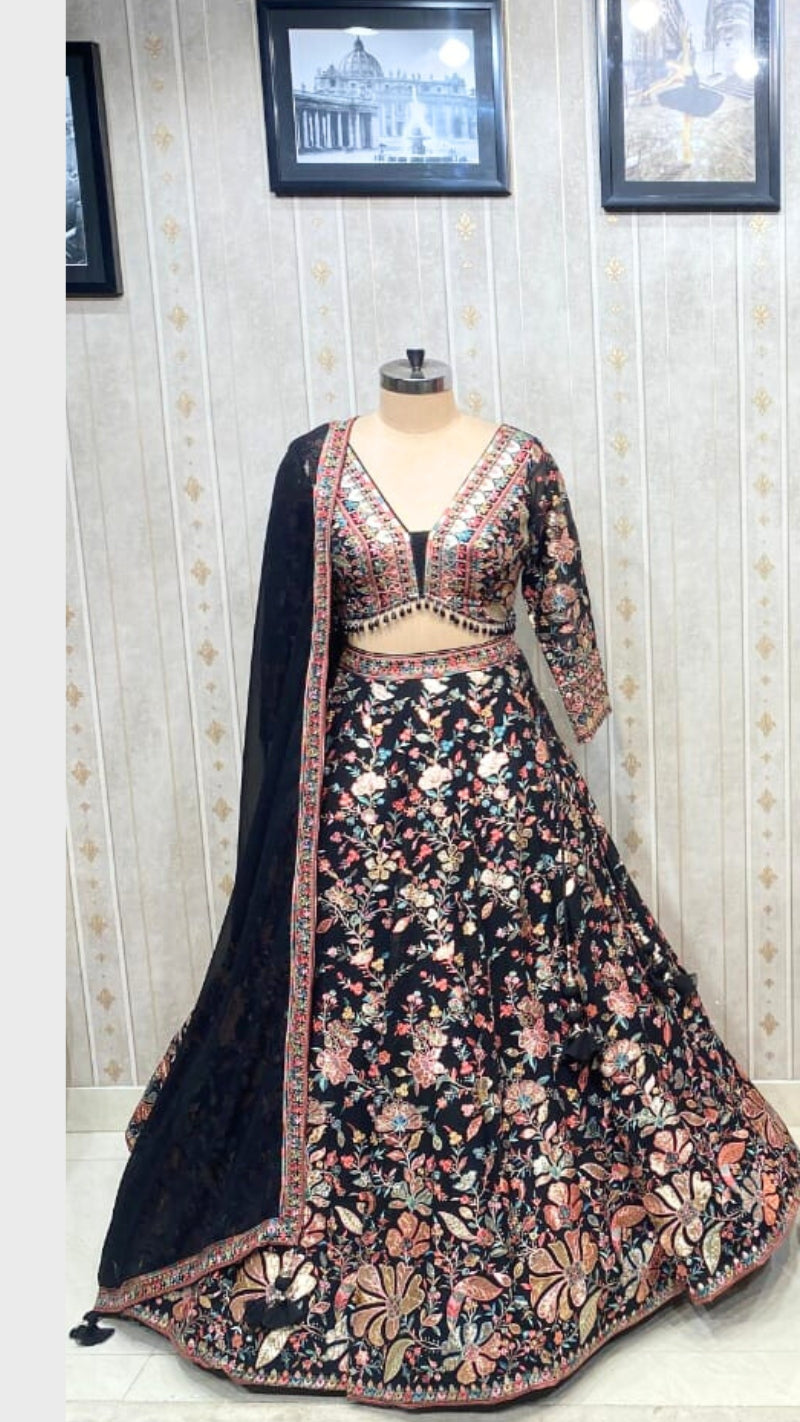 Luxe Embroidered Maharani Lehenga