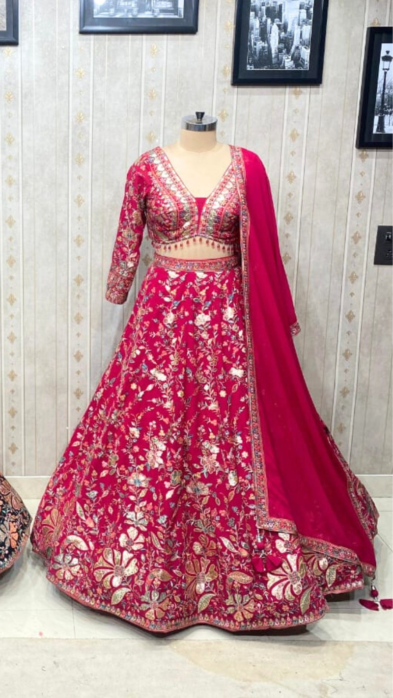 Luxe Embroidered Maharani Lehenga