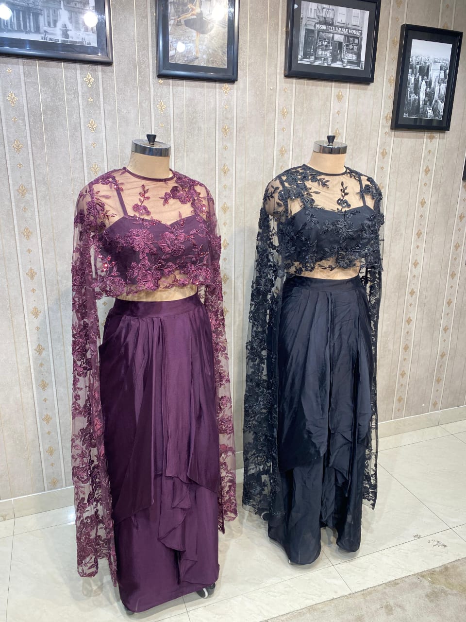 Very Classy Three-Piece Designer Dress