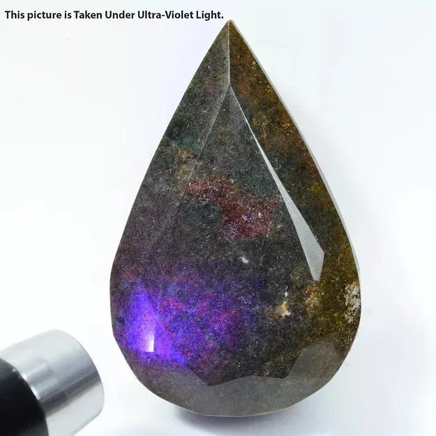 3550 Ct Natural Untreated Ruby Kyanite Pear Faceted Earth Mined Loose Gems NM DF020