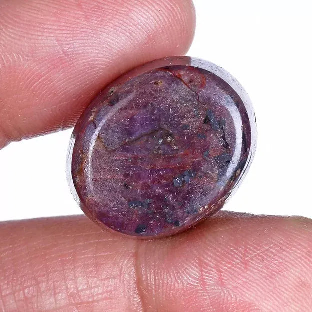 74.40 Ct Natural Star Ruby Top Quality 23x19mm Huge Oval Cabochon Loose Gemstone DF019