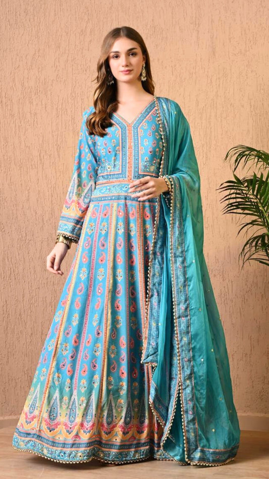 Anarkali Suit With Dupatta