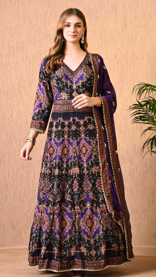 Printed Suit With Dupatta For a Stylish Statement